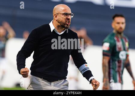 Amadora, Portugal. November 2024. Jose Faria (CF Estrela Amadora) wurde während des Liga-Portugal-Spiels zwischen CF Estrela Amadora und CD Nacional im Estadio Jose Gomes gesehen. Endpartitur; CF Estrela Amadora 2:0 CD Nacional (Foto: Maciej Rogowski/SOPA Images/SIPA USA) Credit: SIPA USA/Alamy Live News Stockfoto