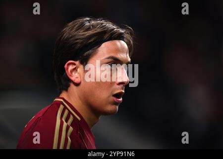 Tottenham Hotspur Stadium, London, Großbritannien. November 2024. UEFA Europa League Football, Tottenham Hotspur gegen Roma; Paulo Dybala von Roma Credit: Action Plus Sports/Alamy Live News Stockfoto