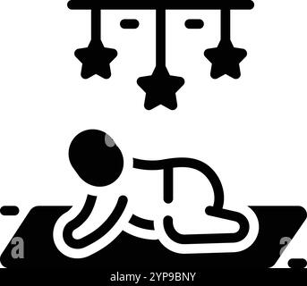 Symbol für Baby, Nachkommen Stock Vektor