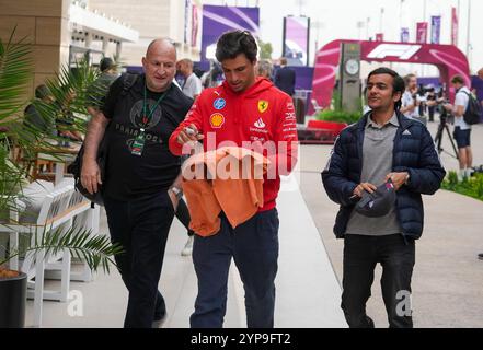 Losail International Circuit, Doha, Formel 1, Katar. November 2024. Airways Qatar Grand Prix 2024, im Bild Carlos Sainz Jr. (ESP), Scuderia Ferrari HP Credit: Alessio de Marco/Alamy Live News Stockfoto