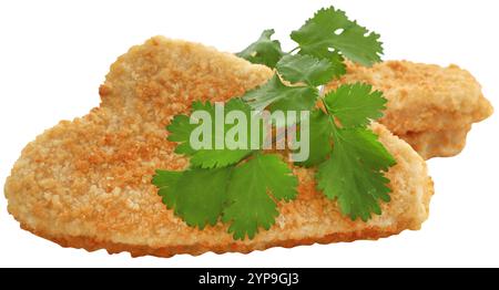 Knuspriges Fischfilet aus Alaska Pollock Stockfoto