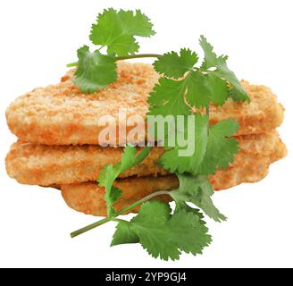 Knuspriges Fischfilet aus Alaska Pollock Stockfoto