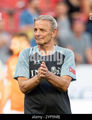 ARCHIVFOTO: Karl-Heinz 'Charly' KOERBEL wird am 1. Dezember 2024 70 Jahre alt, Charly KOERBEL (KÃ? â¶rbel) (ehemaliger Fußballspieler) Champions for Charity, das Benefizfußballspiel zu Ehren von Michael Schumacher, Team Nowitzki All Stars (Team N) – Team Schumacher und Freunde (Team S) am 21. Juli 2019 in Leverkusen. Ã? Â Stockfoto