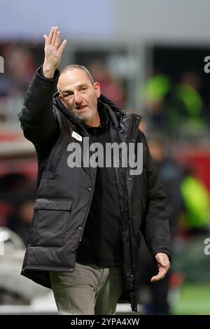 Heidenheim, Deutschland November 2024. Bild v.l.: 28.11.2024, Fussball, UEFA Conference League, 1. FC Heidenheim - FC Chelsea, GER, Heidenheim, Voith-Arena. Quelle: HMB Media/Alamy Live News Stockfoto