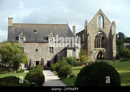 Beauport Abbey, Frankreich, Bretagne, Departement Cotes-d'Armor, Paimpol Stockfoto