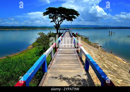 Der spektakulärste und ästhetischste Ort in rangamati in Bangladesch Stockfoto