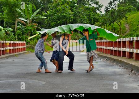 Der spektakulärste und ästhetischste Ort in rangamati in Bangladesch Stockfoto