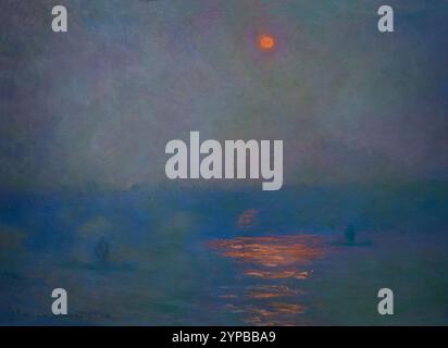 Waterloo Bridge, Effekt des Sonnenlichts im Nebel, Claude Monet, 1903, National Gallery of Canada, Ottowa, Stockfoto
