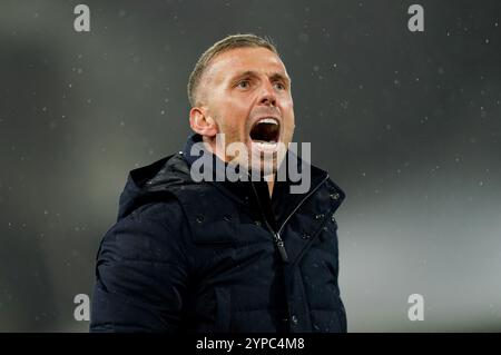 Foto vom 23.11.2024 von Gary O’Neil, Manager der Wolverhampton Wanderers, hat gelobt, den Angriffsgeist seiner Mannschaft nicht zu beschneiden, als sie drei Siege in der Premier League in Folge gegen seinen ehemaligen Verein Bournemouth antreten. Ausgabedatum: Freitag, 29. November 2024. Stockfoto