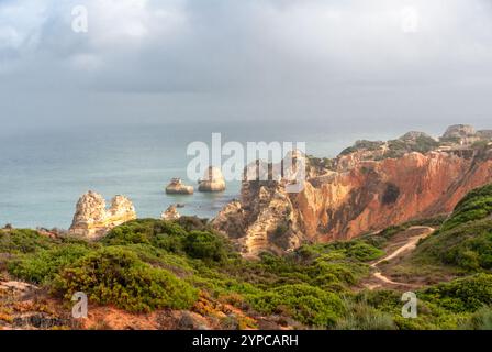 Malerischer Blick vom Rota Vicentina Trail, Portugal Stockfoto