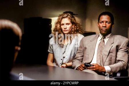 DER PELICAN-KURZFILM von 1993 Warner Bros. Mit Julia Roberts als Darby Shaw und Denzel Washington als Gray Grantham Stockfoto