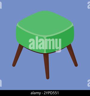 Illustration des bequemen Sofasuhls. Sofa-Symbol-Vektor. Bequeme Möbel. Stock Vektor