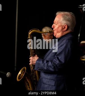 Scott Hamilton im Herts Jazz Club Stockfoto