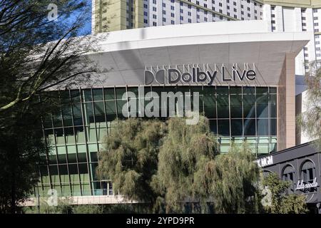 Dolby Live ist ein Indoor-Amphitheater, das Teil des Park MGM ist und seit 2016 Konzerte und Residenzen veranstaltet. Stockfoto