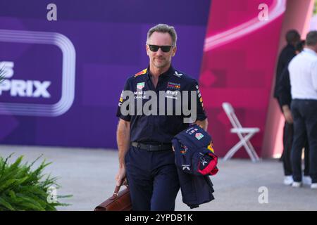 Christian Horner (GBR) - RedBull Racing Team Principal 29.11.2024, Losail International Circuit, Doha, Formel 1 Qatar Airways Qatar Grand Prix 2024&#XA; Stockfoto