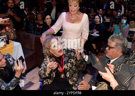 Silvia Pinal starb im Alter von 94 Jahren. Während ihrer Karriere nahm sie an mehr als 80 Filmen Teil, vom Goldenen Zeitalter des mexikanischen Kinos bis zum Fernsehen Stockfoto