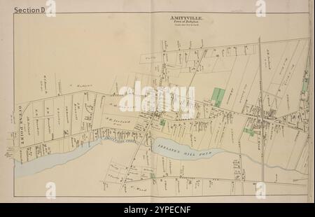 Amityville. [Village] 1888 von L.E. Neuman & Co. Stockfoto