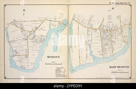 Quiogue; East Quogue 1915 - 1917 von Hyde, Merritt B. Stockfoto