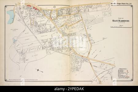 Teil von Sag Harbor 1915 - 1917 von Hyde, Merritt B. Stockfoto