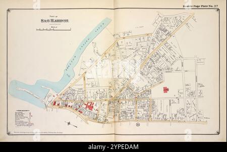 Teil von Sag Harbor 1915 - 1917 von Hyde, Merritt B. Stockfoto