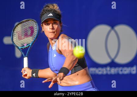 Buenos Aires (29. November 2024). Mayar Sherif (Ägypten) spielt bei den WTA 125 Argentina Open 2024 Credit: Mariano Garcia/Alamy Live News Stockfoto