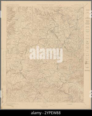 Tennessee Wartburg Quadrangle : Topographisches Blatt 1896-03 von Walcott, Charles D. (Charles Doolittle), 1850-1927 Stockfoto