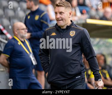 Rumpf, Großbritannien. Juli 2023. Fußballliga-freundlich: Hull City AFC gegen FC Nantes. Andy Dawson, Erster Team-Trainer. Paul Whitehurst/Alamy Live News Stockfoto