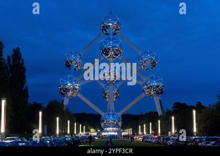 Atomium wurde 1958 in Brüssel auf der Weltausstellung (Expo 58) auf der Plateau du Heysel/Heizel in Brüssel, Belgien, errichtet © Wojciech Strozyk/Alamy Stock Photo Stockfoto