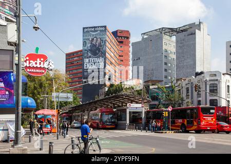 Sonora Busbahnhof auf der Av Insurgentes in Mexiko-Stadt, Mexiko Stockfoto