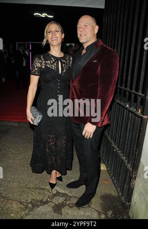 Zara Tindall und Mike Tindall bei den Beauty Awards 2024, City Central im HAC, Chiswell Street, am Montag, den 25. November 2024 in London, England, Großbritannien. Stockfoto