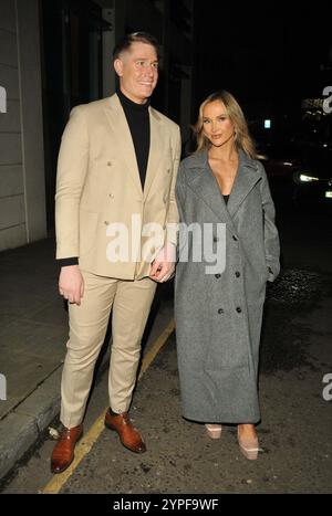 Will Young und Jessie Wynter bei den Beauty Awards 2024, City Central im HAC, Chiswell Street, am Montag, den 25. November 2024 in London, England, Großbritannien. Stockfoto