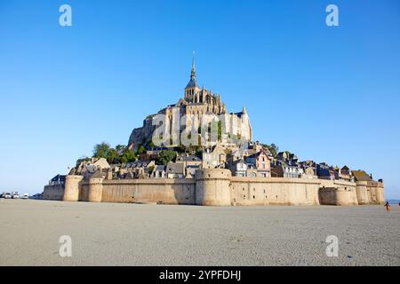 Der wundervolle Mont-Saint-Michel, Normandie, Frankreich Stockfoto