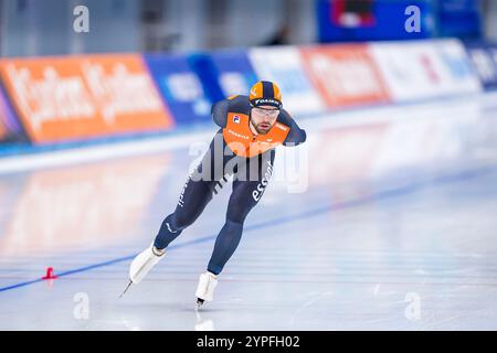 Peking, China. November 2024 30. PEKING, CHINA - NOVEMBER 30: Chris Huizinga tritt auf den 5000 m Herren während der ISU World Cup Speed Skating 2 am 30. November 2024 in Peking an (Foto: Andre Weening/Orange Pictures) Credit: Orange Pics BV/Alamy Live News Stockfoto