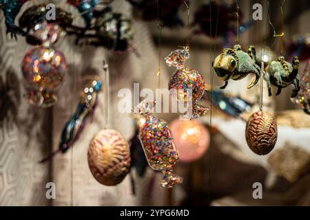 Wiener Wahrzeichen zu Weihnachten Stockfoto
