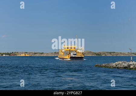 Autofähre zwischen Göteborg und dem nördlichen Archipel Stockfoto