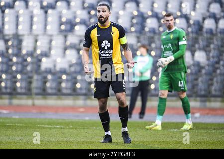 Brüssel, Belgien November 2024 30. Lierse Pietro Perdichizzi sieht bei einem Fußballspiel zwischen RSCA Futures (U21) und Lierse SK am Samstag, den 30. November 2024 in Brüssel, am 13. Tag der zweiten Liga der Challenger Pro League 2024-2025, aus. BELGA FOTO TOM GOYVAERTS Credit: Belga Nachrichtenagentur/Alamy Live News Stockfoto