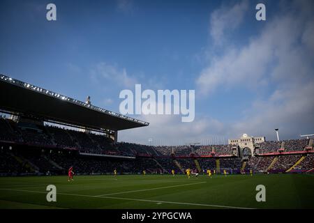 Barcelona, Spanien. November 2024 30. Allgemeiner Blick auf das Stadion während eines La Liga EA Sports Spiels zwischen dem FC Barcelona und UD Las Palmas im Estadi Olimpic Lluís Companys in Barcelona, Barcelona, Spanien, am 30 2024. November. Foto: Felipe Mondino/SIPA USA Credit: SIPA USA/Alamy Live News Stockfoto