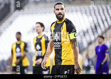 Brüssel, Belgien November 2024 30. Lierse Pietro Perdichizzi sieht bei einem Fußballspiel zwischen RSCA Futures (U21) und Lierse SK am Samstag, den 30. November 2024 in Brüssel, am 13. Tag der zweiten Liga der Challenger Pro League 2024-2025, aus. BELGA FOTO TOM GOYVAERTS Credit: Belga Nachrichtenagentur/Alamy Live News Stockfoto
