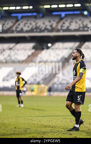 Brüssel, Belgien November 2024 30. Lierse Pietro Perdichizzi sieht bei einem Fußballspiel zwischen RSCA Futures (U21) und Lierse SK am Samstag, den 30. November 2024 in Brüssel, am 13. Tag der zweiten Liga der Challenger Pro League 2024-2025, aus. BELGA FOTO TOM GOYVAERTS Credit: Belga Nachrichtenagentur/Alamy Live News Stockfoto