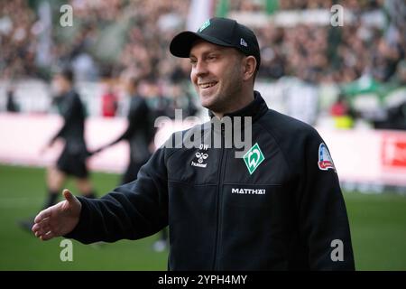 Trainer Ole WERNER HB Fussball 1. Bundesliga, 12. Spieltag, SV Werder Bremen HB - VfB Stuttgart S 2-2 am 09.11.2024 in Bremen/Deutschland. DFL-Vorschriften verbieten jede Verwendung von Fotografien als Bildsequenzen und/oder Quasi-Video *** Coach Ole WERNER HB Fußball 1 Bundesliga, Spieltag 12, SV Werder Bremen HB VfB Stuttgart S 2 2 am 09 11 2024 in Bremen Deutschland die DFL-Vorschriften verbieten jede Verwendung von Fotografien als Bildsequenzen und/oder Quasi-Video Stockfoto