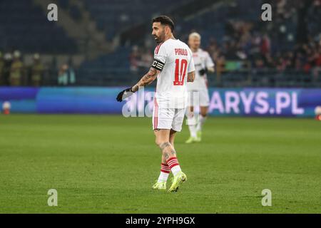 Krakau, Polen. November 2024 30. Fußball 2024 2025 Betclic 1 Liga Wisla Krakow vs LKS Lodz op: PIRULO Credit: Konrad Swierad/Alamy Live News Stockfoto