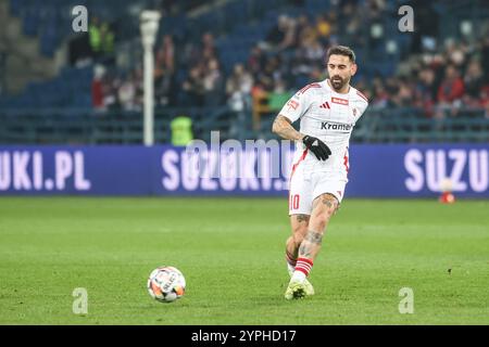 Krakau, Polen. November 2024 30. Fußball 2024 2025 Betclic 1 Liga Wisla Krakow vs LKS Lodz op: PIRULO Credit: Konrad Swierad/Alamy Live News Stockfoto