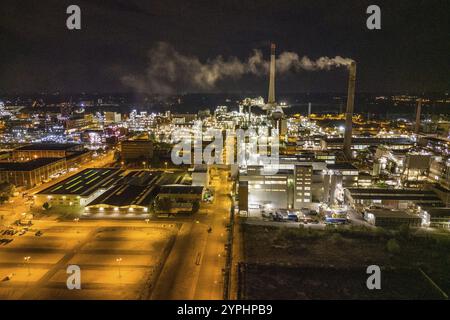DER CHEMPARK in Krefeld, nordrhein-westfalen, ist einer von drei Industrieparks der chemischen Industrie von Currenta, früher Bayer Stockfoto