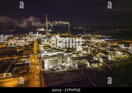 DER CHEMPARK in Krefeld, nordrhein-westfalen, ist einer von drei Industrieparks der chemischen Industrie von Currenta, früher Bayer Stockfoto