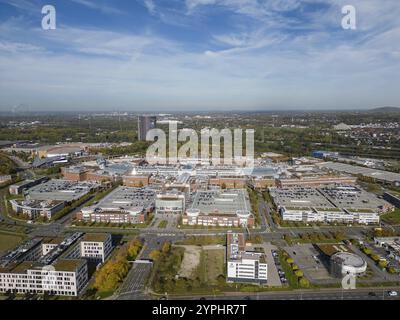 Das Westfield Centro in Oberhausen ist ein Einkaufszentrum mit 125, 000 mÂ² Verkaufsfläche und insgesamt über 830, 000 mÂ² Betriebsfläche. Mehr als 250 Stockfoto