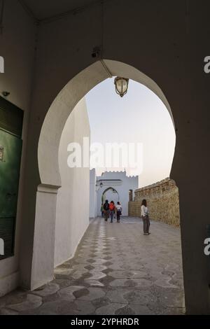 Raissouni Palace, Hassan II Cultural Center, Asilah, marokko Stockfoto