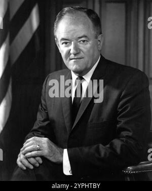 Hubert Humphrey, Hubert Horatio Humphrey Jr. (1911–1978) US-amerikanischer Politiker und 38. Vizepräsident der Vereinigten Staaten von 1965 bis 1969. Stockfoto