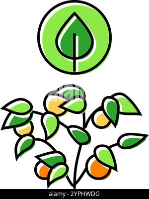 Schädlingsbekämpfung städtische Gartenarbeit Farbe Symbol Vektor Illustration Stock Vektor