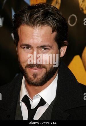 Ryan Reynolds bei der Weltpremiere von „Smokin“ Aces, die am 18. Januar 2007 im Grauman's Chinese Theater in Hollywood, USA, stattfindet. Stockfoto