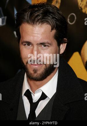 Ryan Reynolds auf der Weltpremiere von „Smokin“ Aces, die am 18. Januar 2007 im Grauman's Chinese Theater in Hollywood, USA, stattfindet. Stockfoto